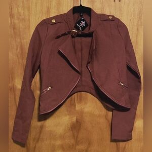 LOVE UNIVERSITY BROWN WOMEN JACKET
